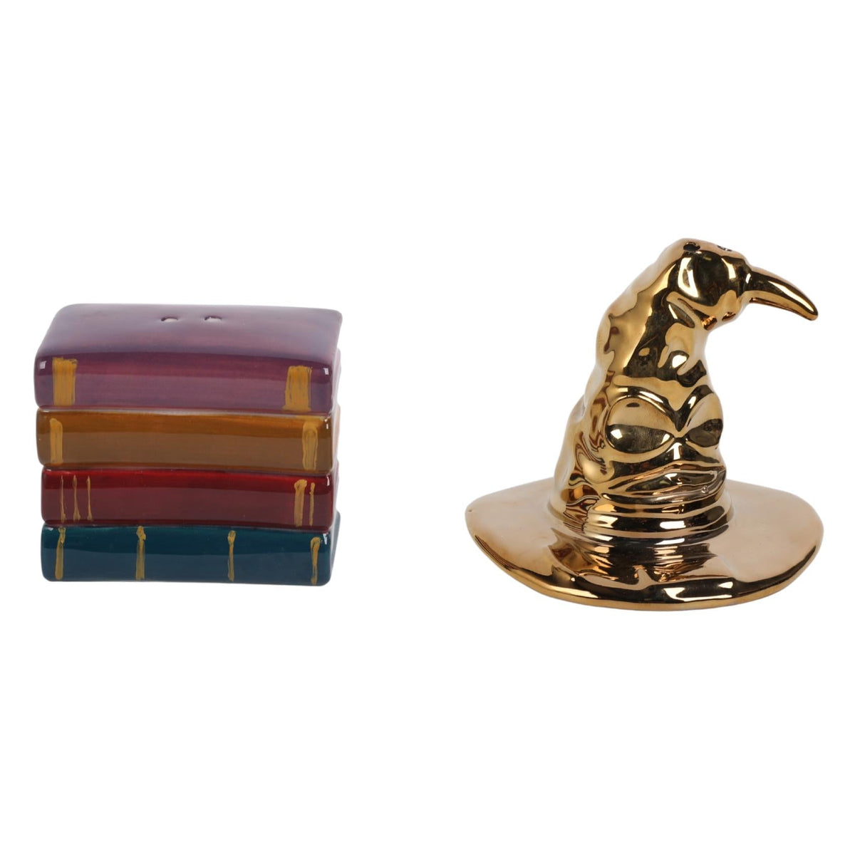zout & peper shakers sorting hat & book