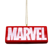 3d ornament marvel logo
