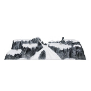 basis kerstdorp skipiste 120x40cm