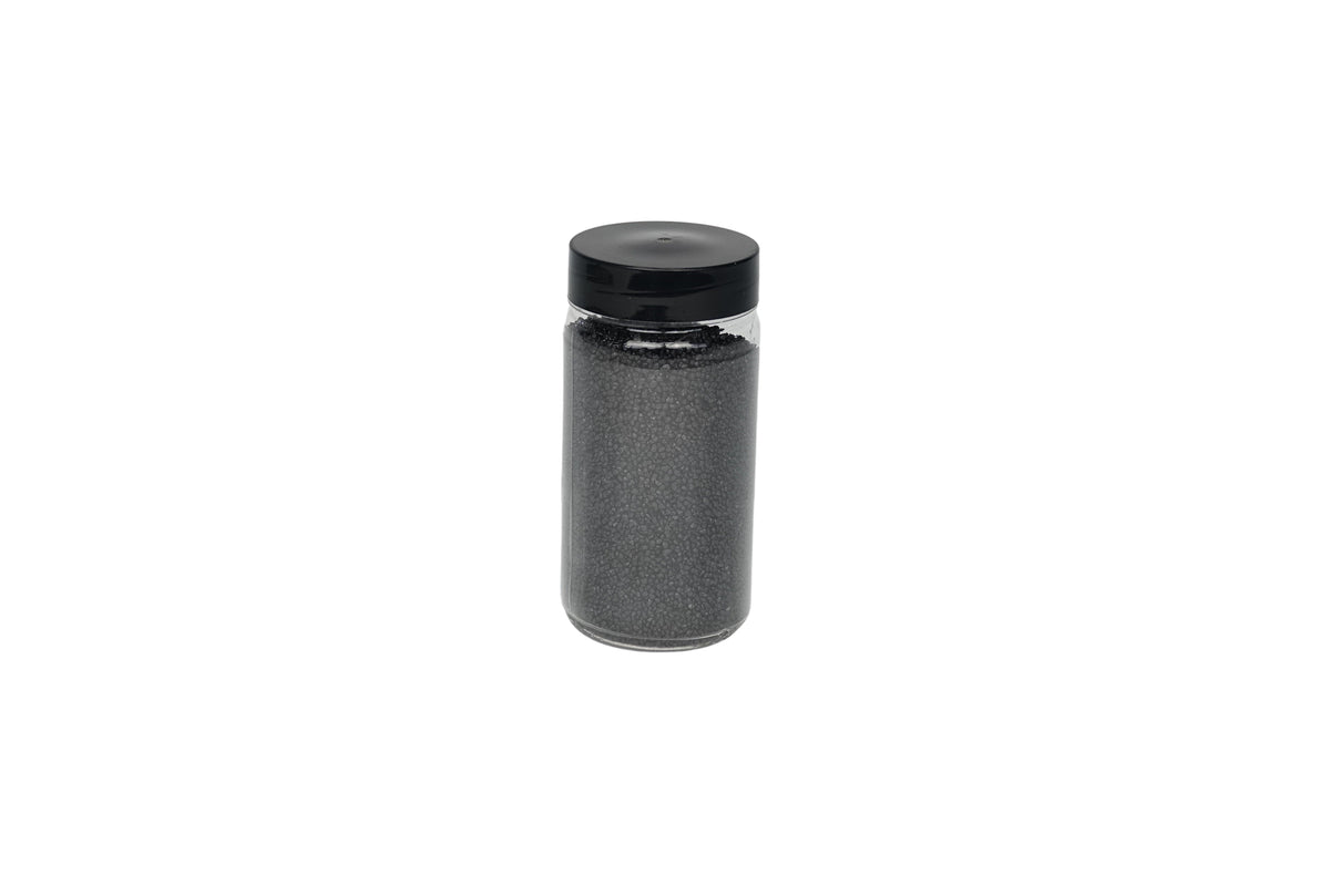 deco steentjes zwart fijn 370ml