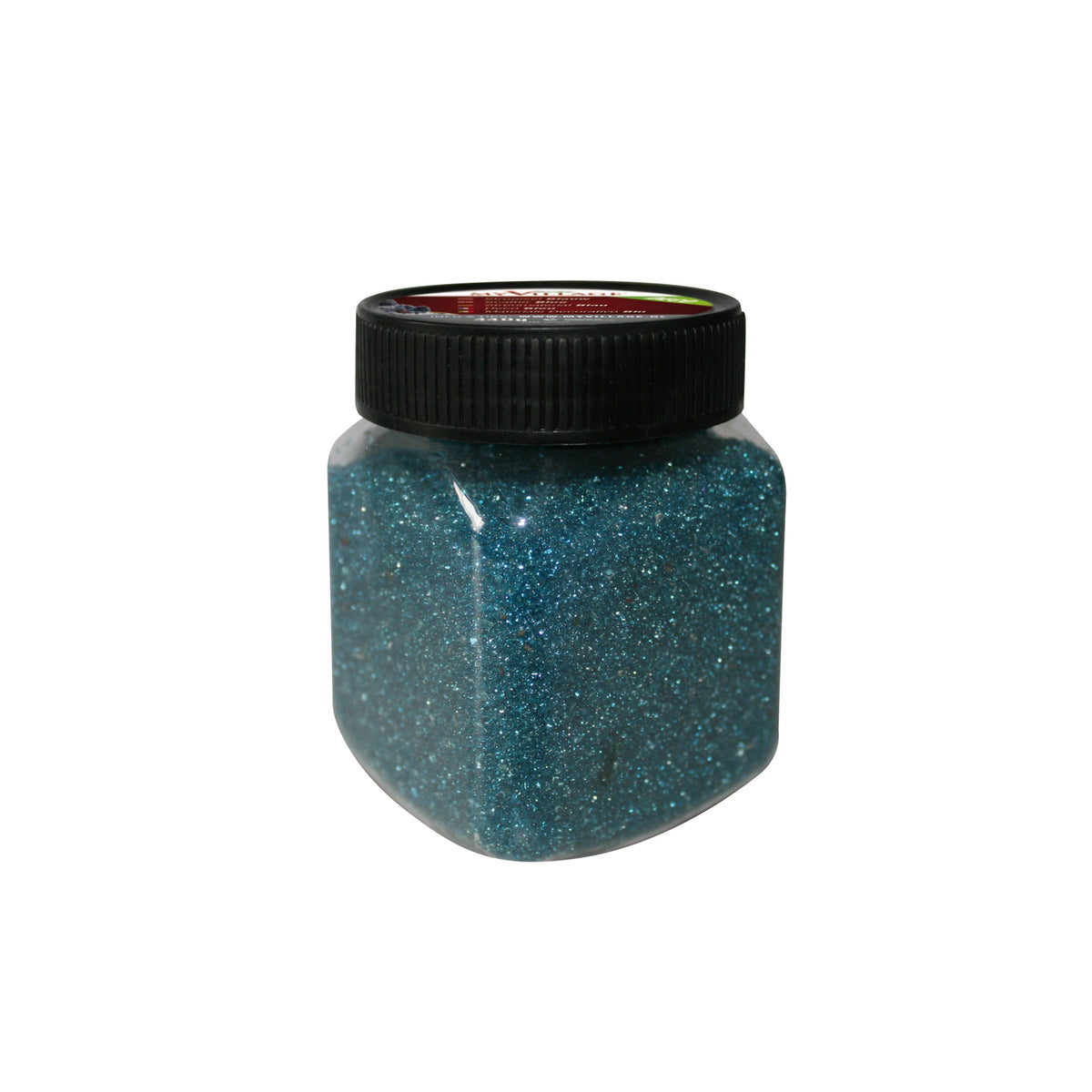 glas steentjes blauw fijn 440g