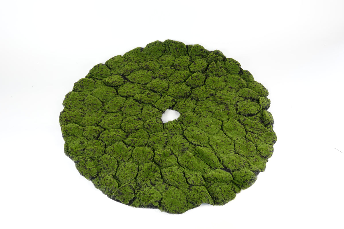 kerstboomrok kunstmos grof d 90cm