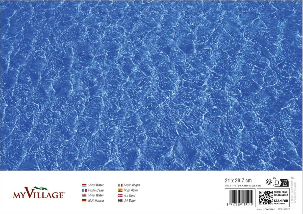 sheet water dubbelzijdig 21x29.7cm