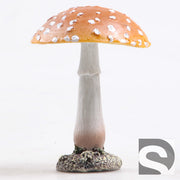 farmwood paddenstoel paraplu oranje 9x9x13 cm sd