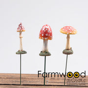 paddenstoel op stok 3ass 7 cm