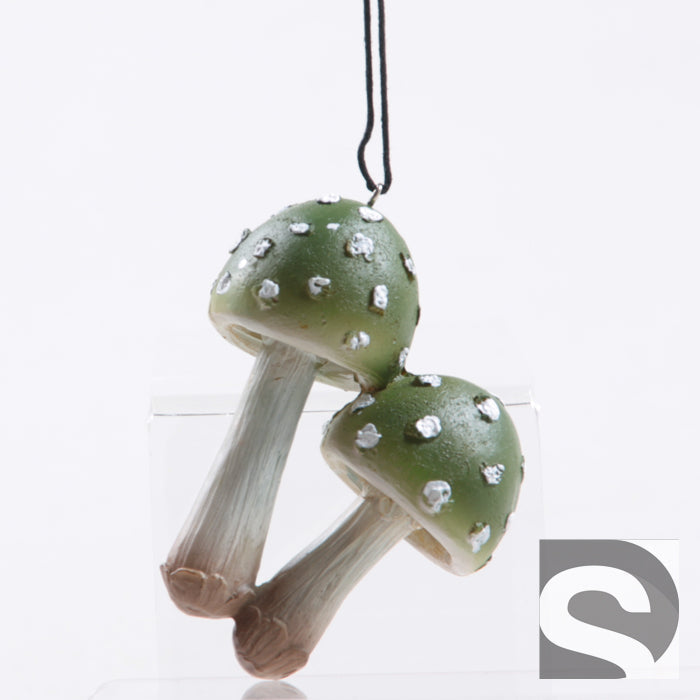 farmwood paddenstoel bol duo hangend groen 8.5x4.5x9.5 cm sd