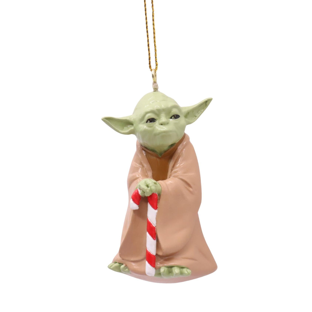 3d ornament yoda candy cane