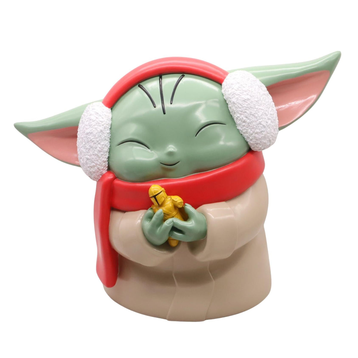 3d seasonal statue grogu