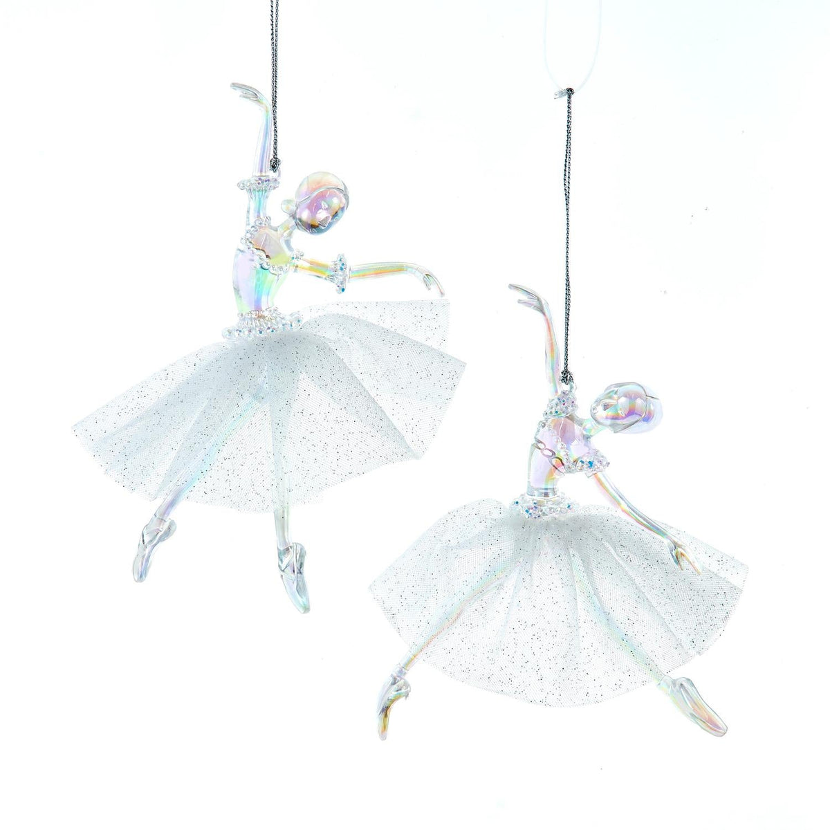 5.9"ballerina w/fabric skirt orn 2/a