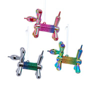 3.25"balloon dog w/rhinestn orn 3/a