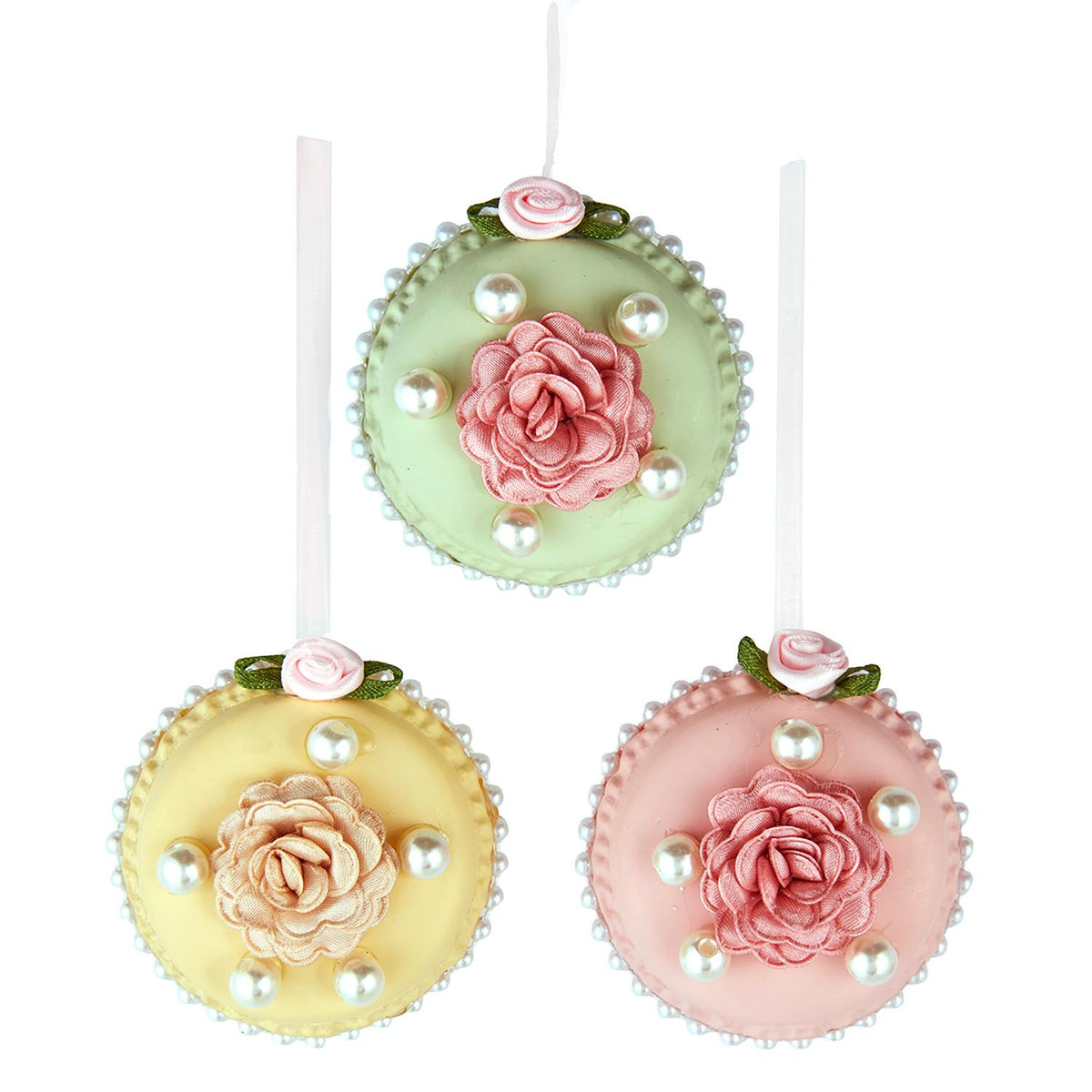 2.5"plastic macaron orn 3/asstd.