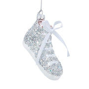 2.63"glass sneaker orn