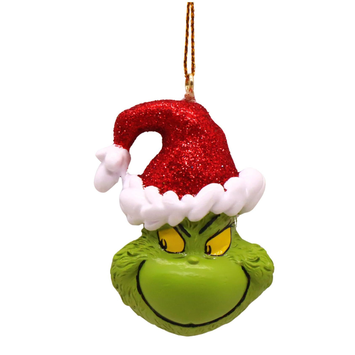 3d ornament the grinch santa hat