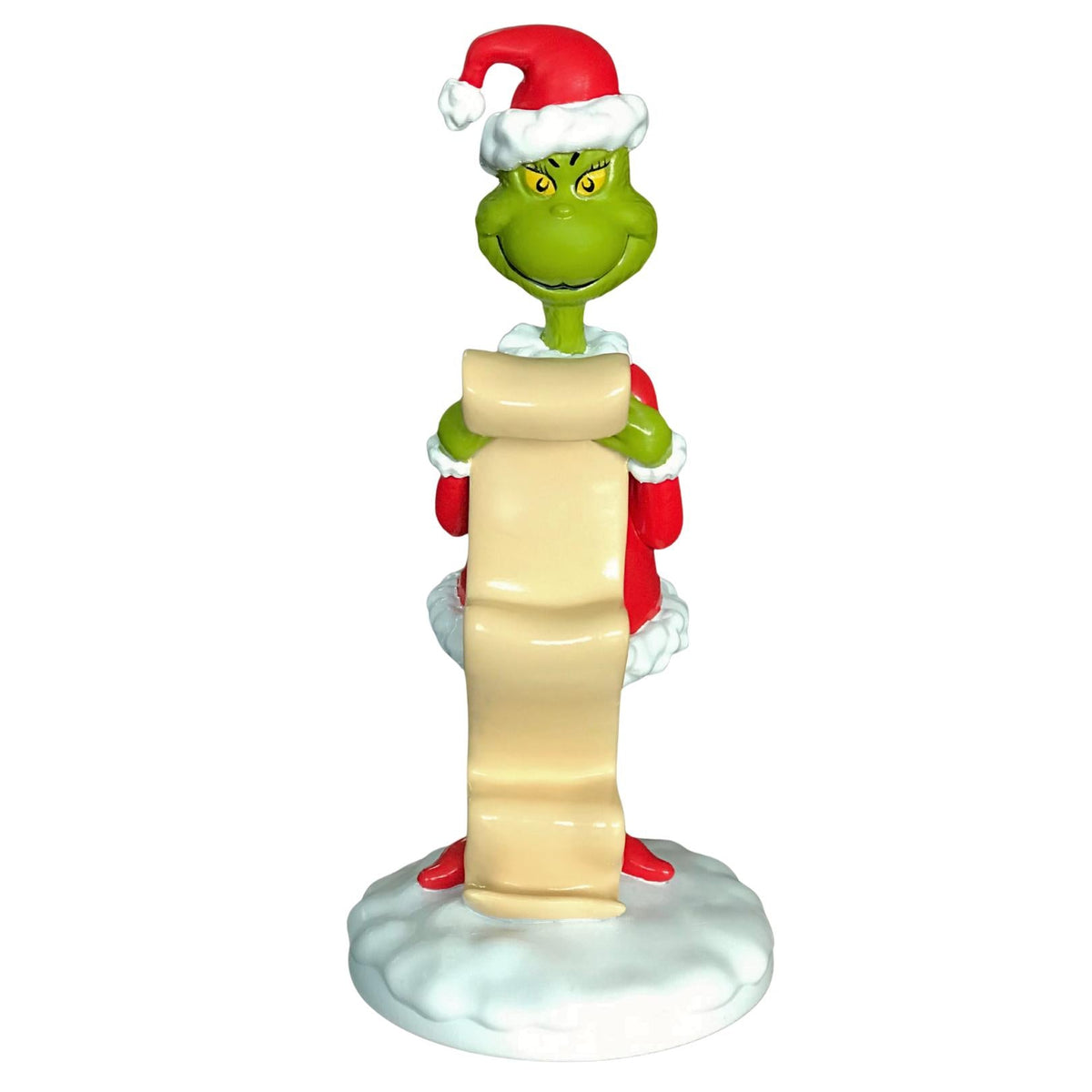 3d seasonal statue the grinch list