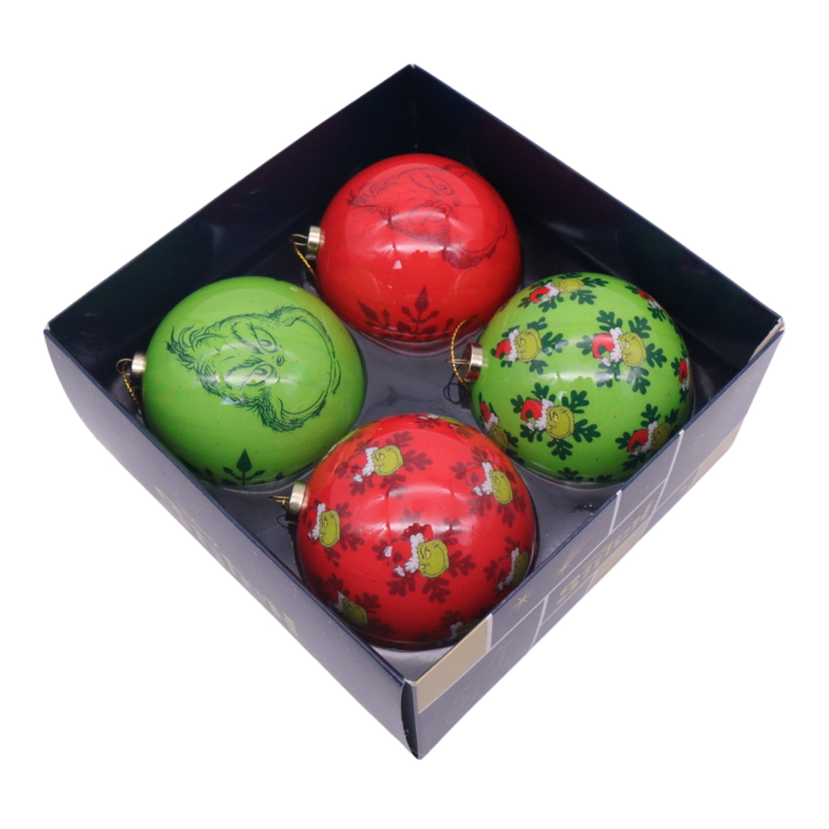 bauble box 4 pcs the grinch