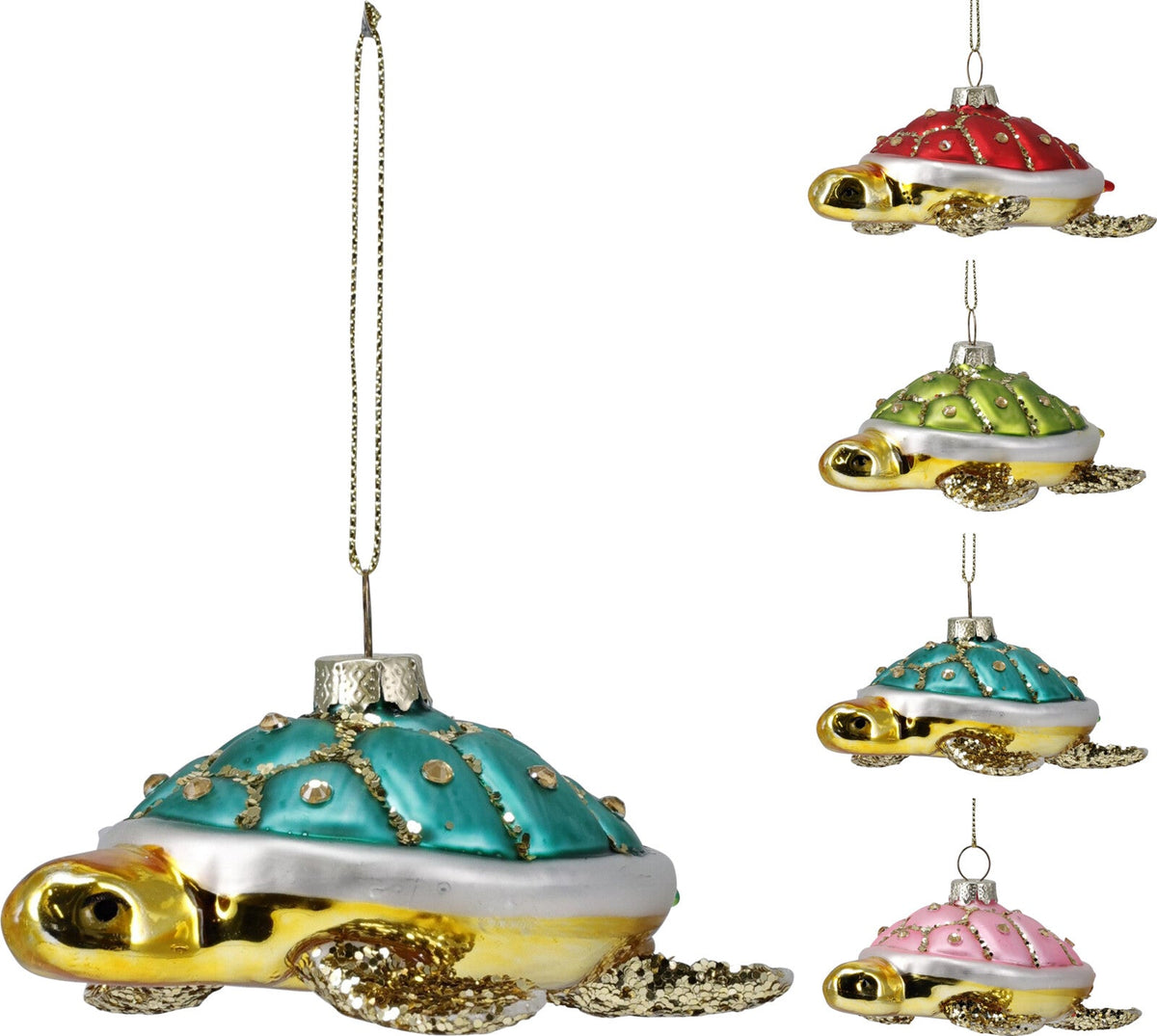 schildpad hang deco 8x10x4cm 4ass