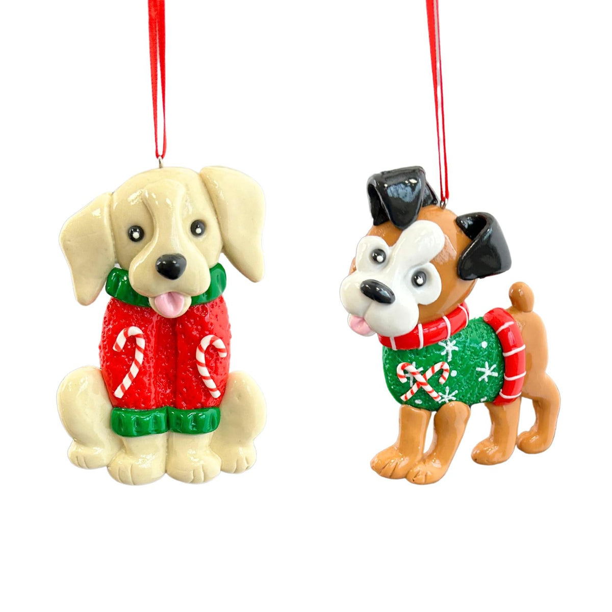 clay dough dog orn 2/a
