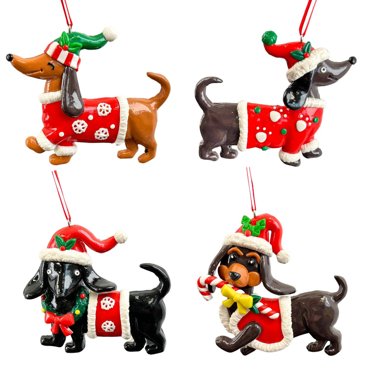 clay dough dog orn 4/a