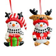 clay dough snowflake orn 2/a