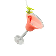 glass cocktail orn
