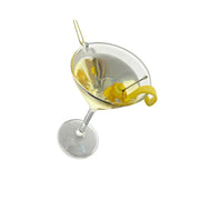glass cocktail orn