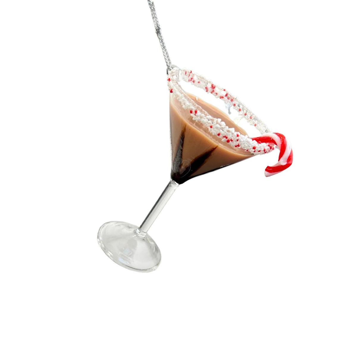 glass cocktail orn