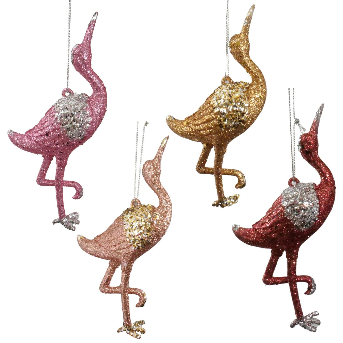 plastic flamingo orn 4/a
