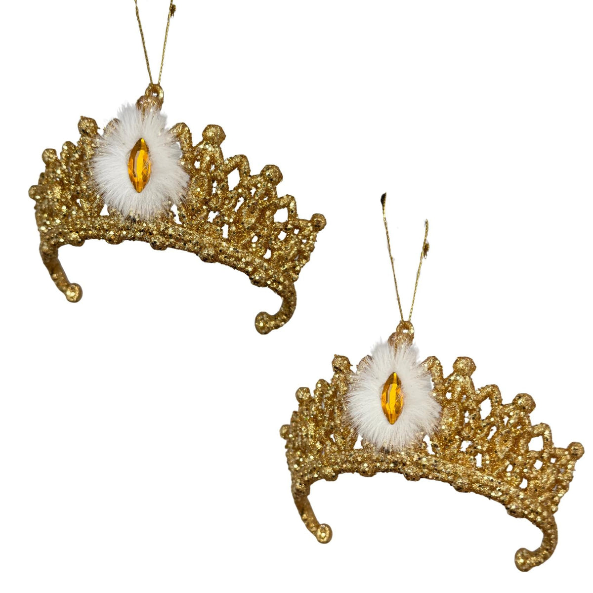 plastic tiara orn x 2.