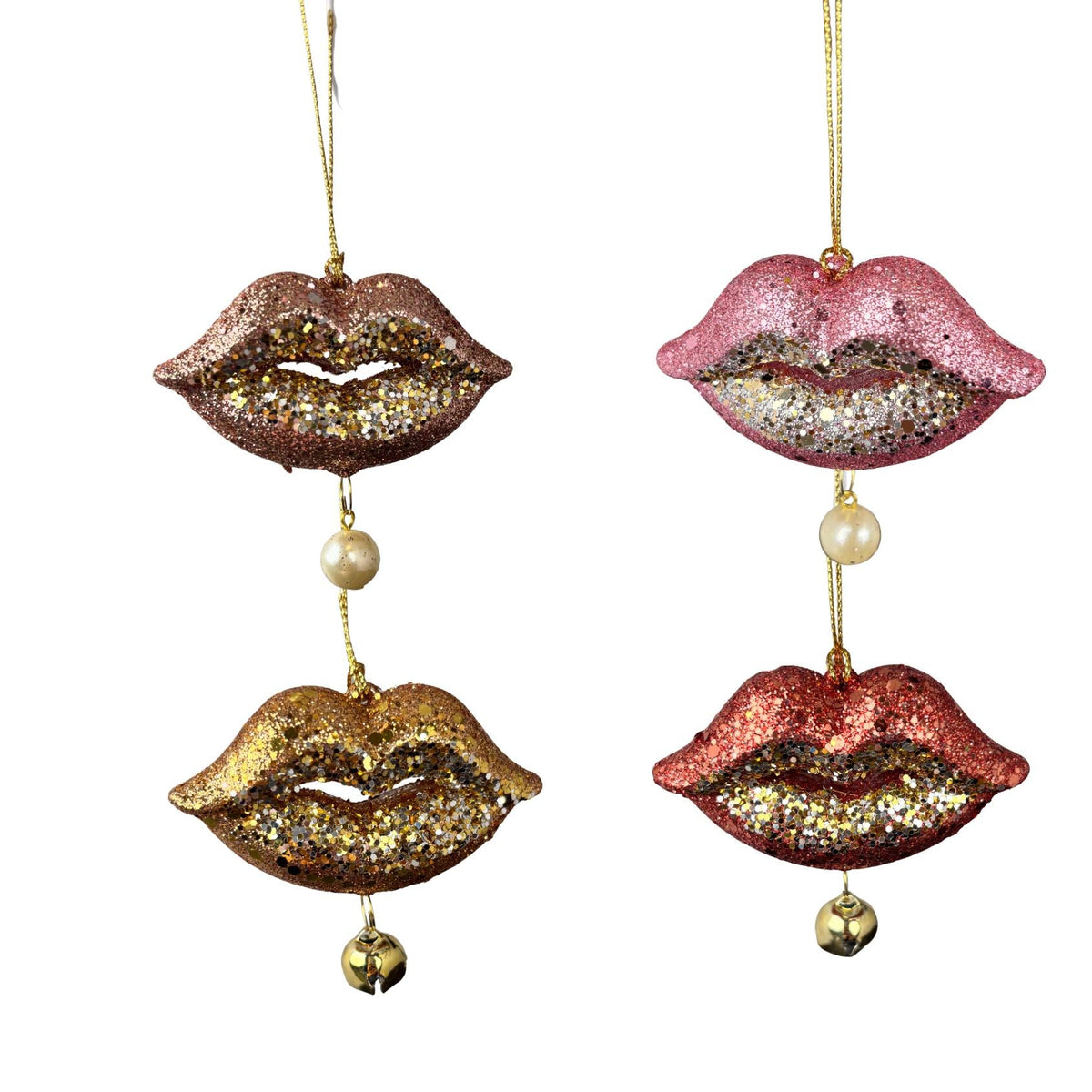 plastic lips orn x 4.