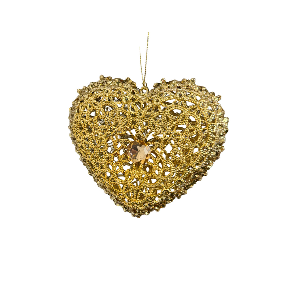 plastic heart orn.
