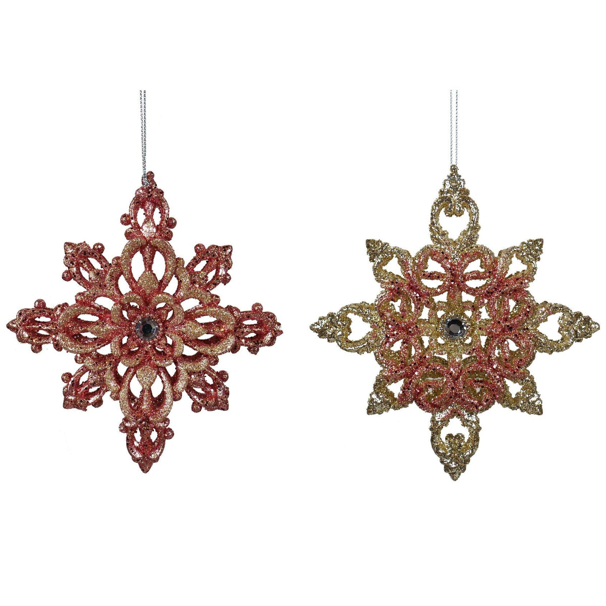 acrylic rosegold ice crystal 2/a