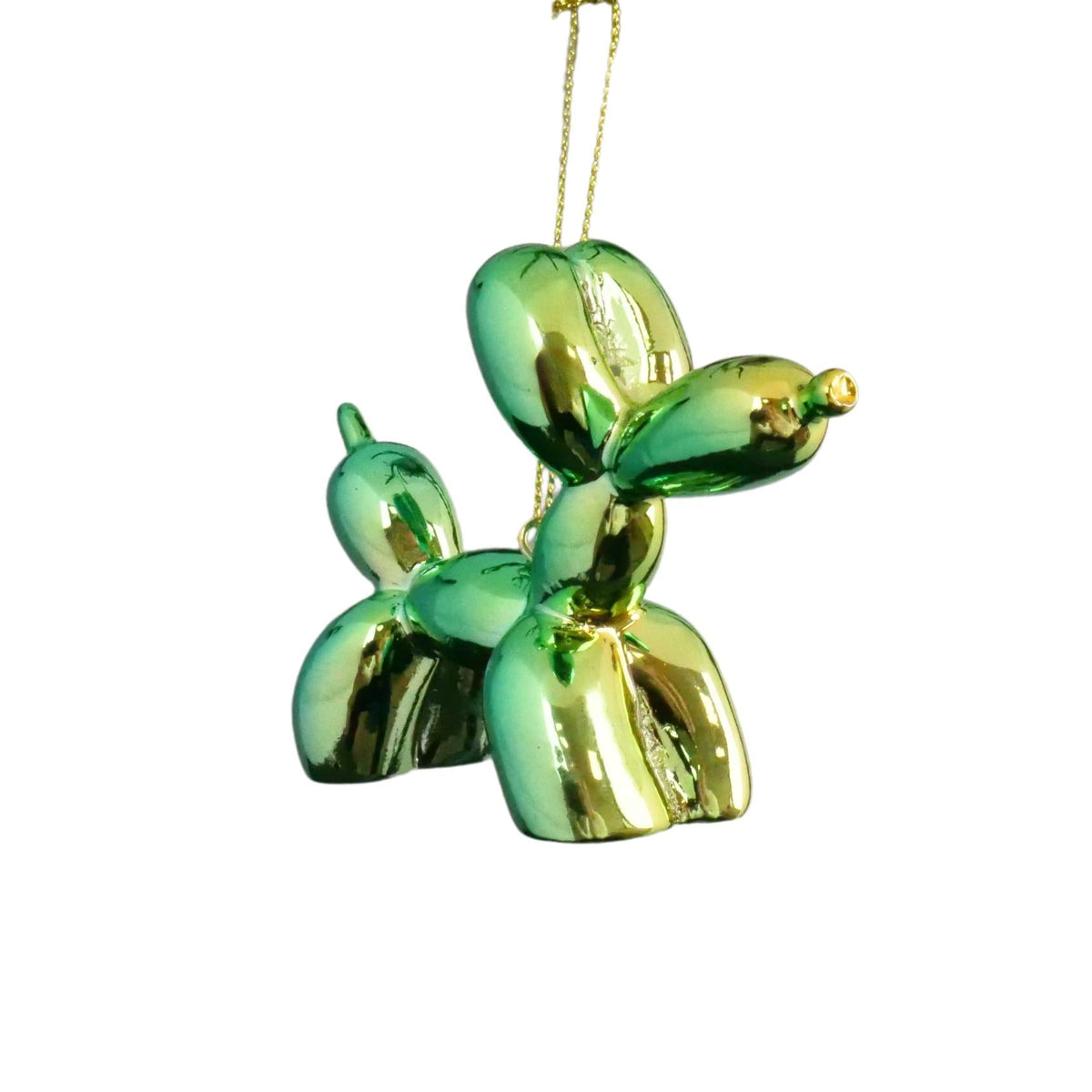 3"resin shiny balloon dog orn 1/a